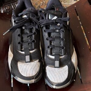 Jordan Black and White Sneakers